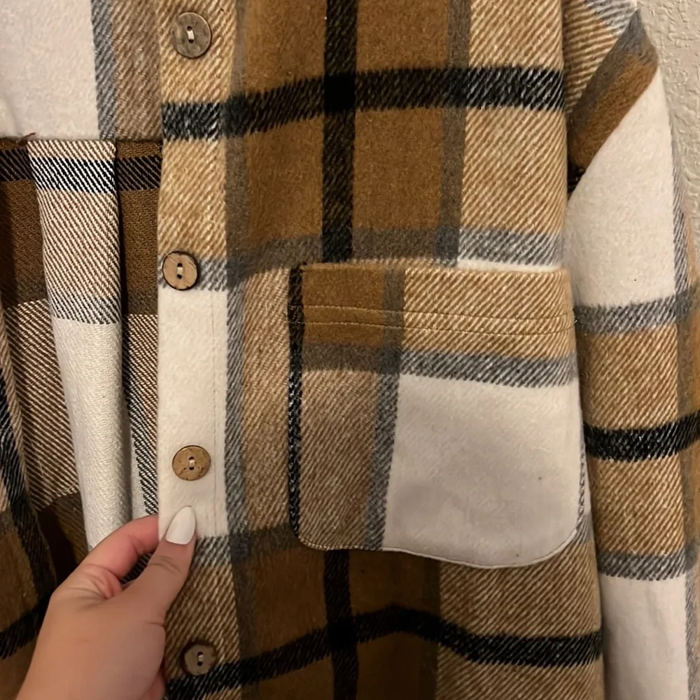 Plaid Shacket - Picture 2 of 5